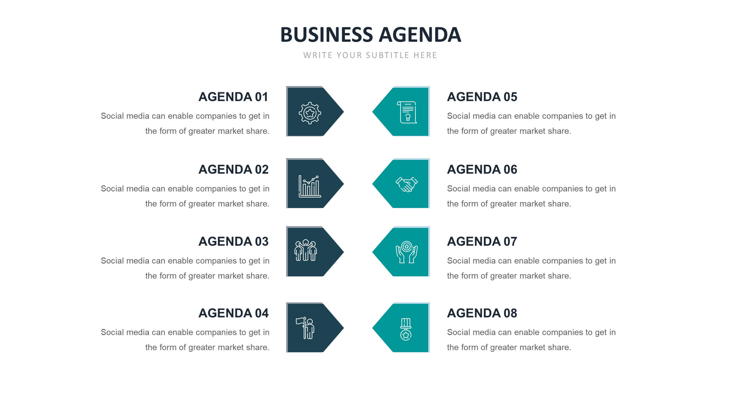 Agenda Infographic Templates | Biz Infograph