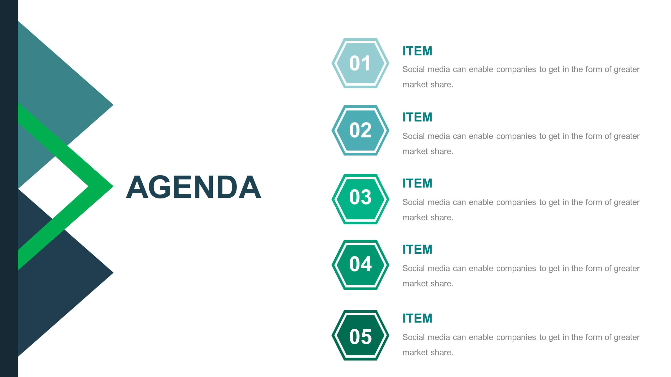 Presentation Agenda Template
