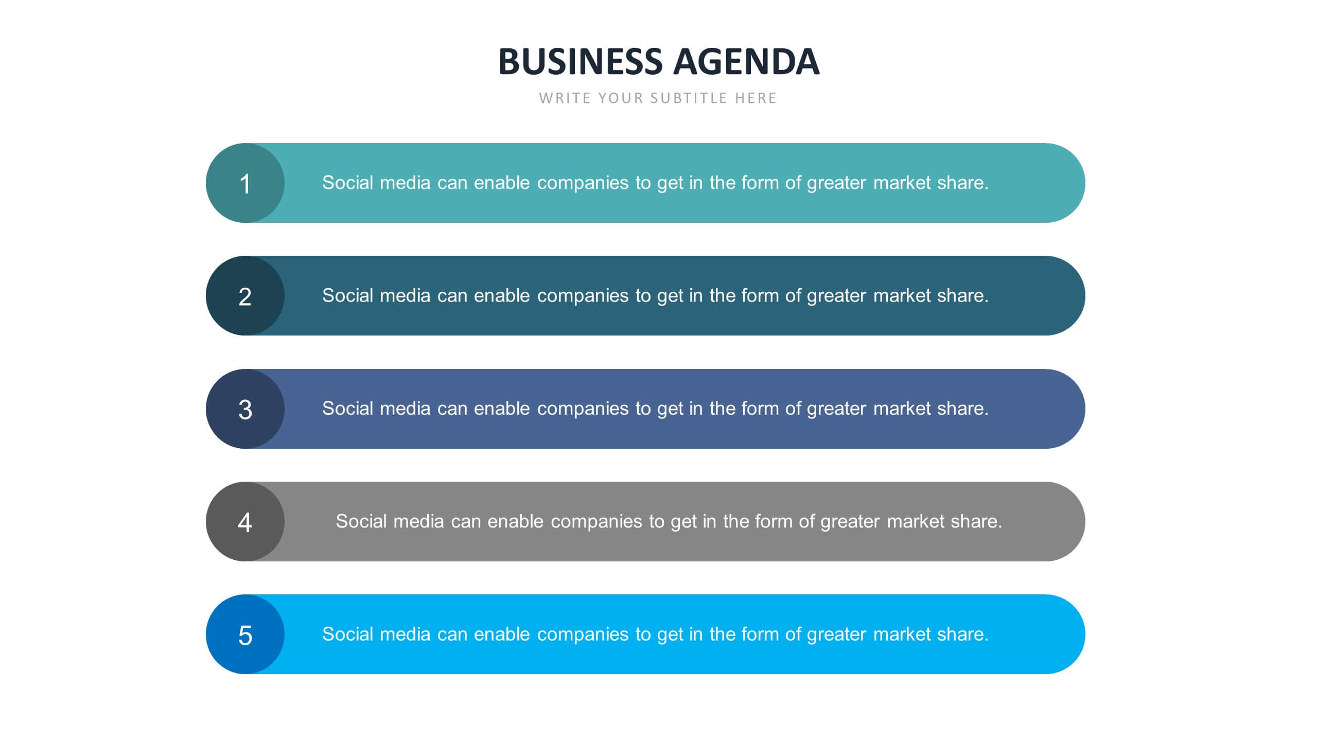 Agenda Infographic Templates | Biz Infograph