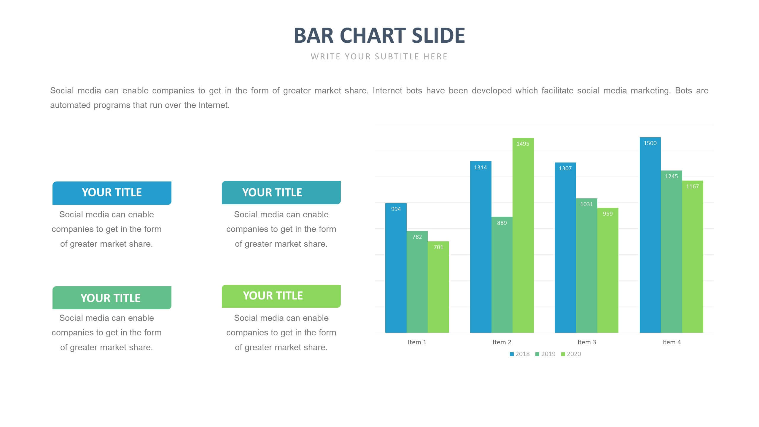 Chart slide templates | Biz Infograph