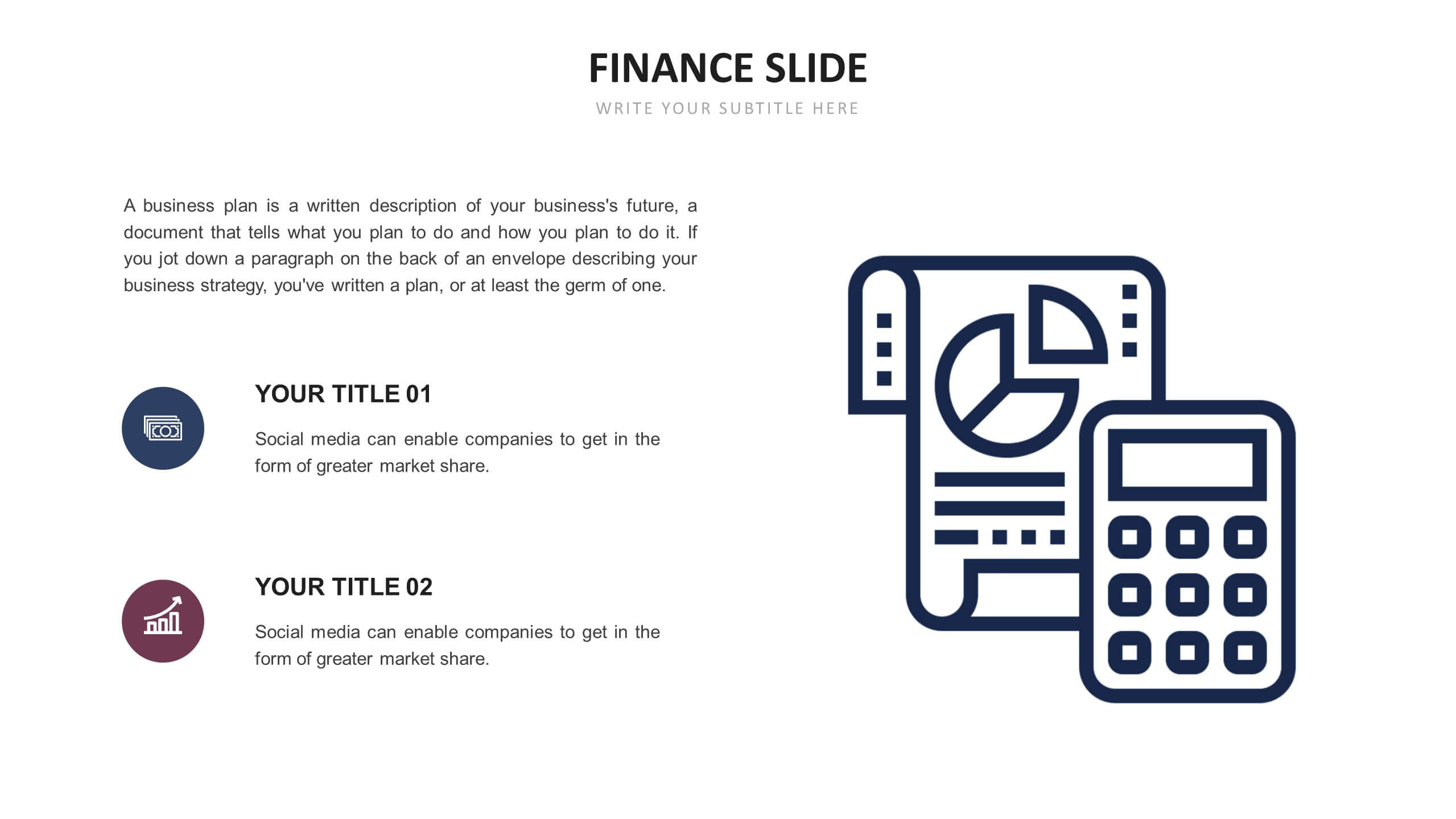 Finance slide templates Biz Infograph
