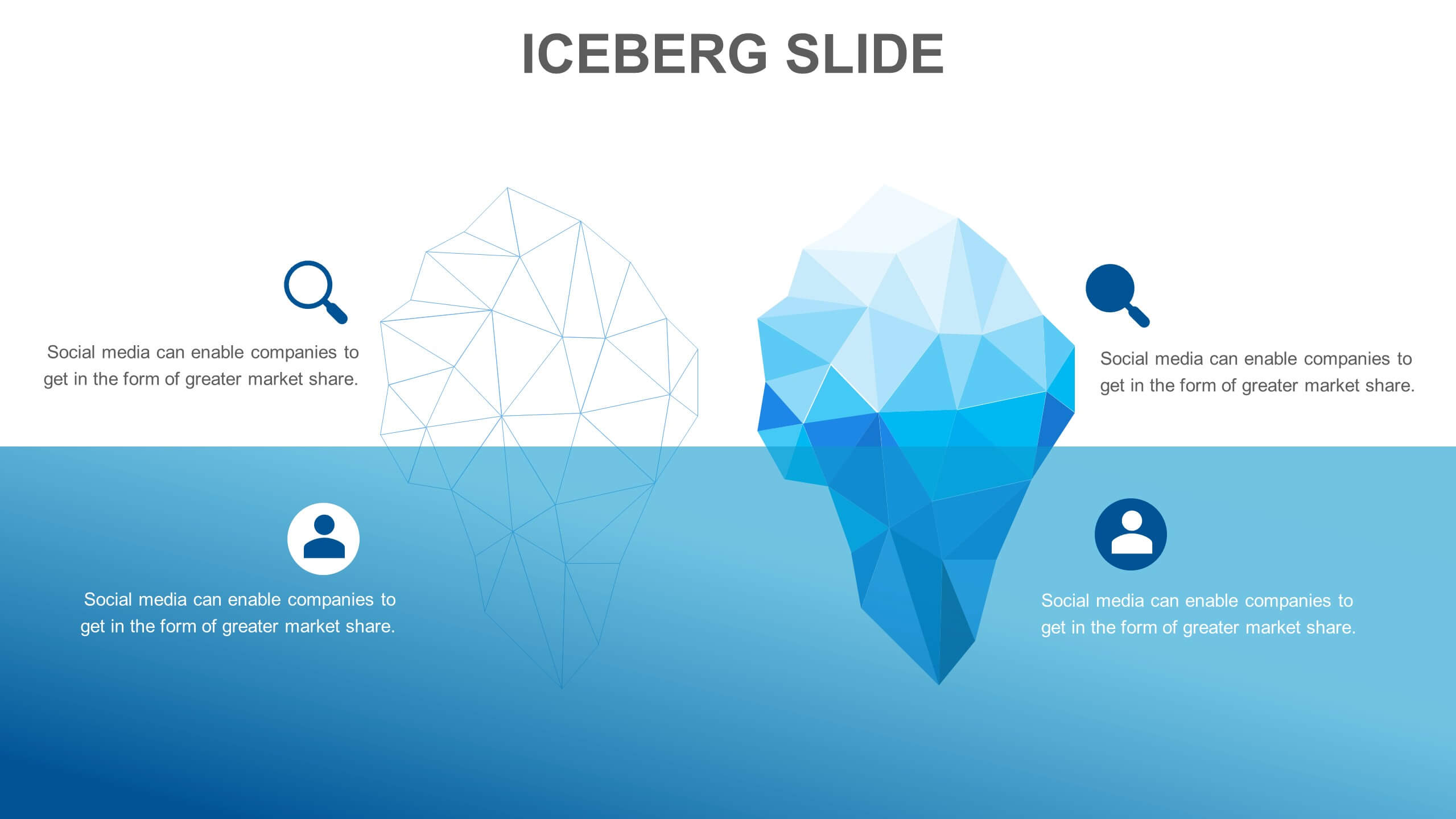 Iceberg Slides Templates Biz Infograph