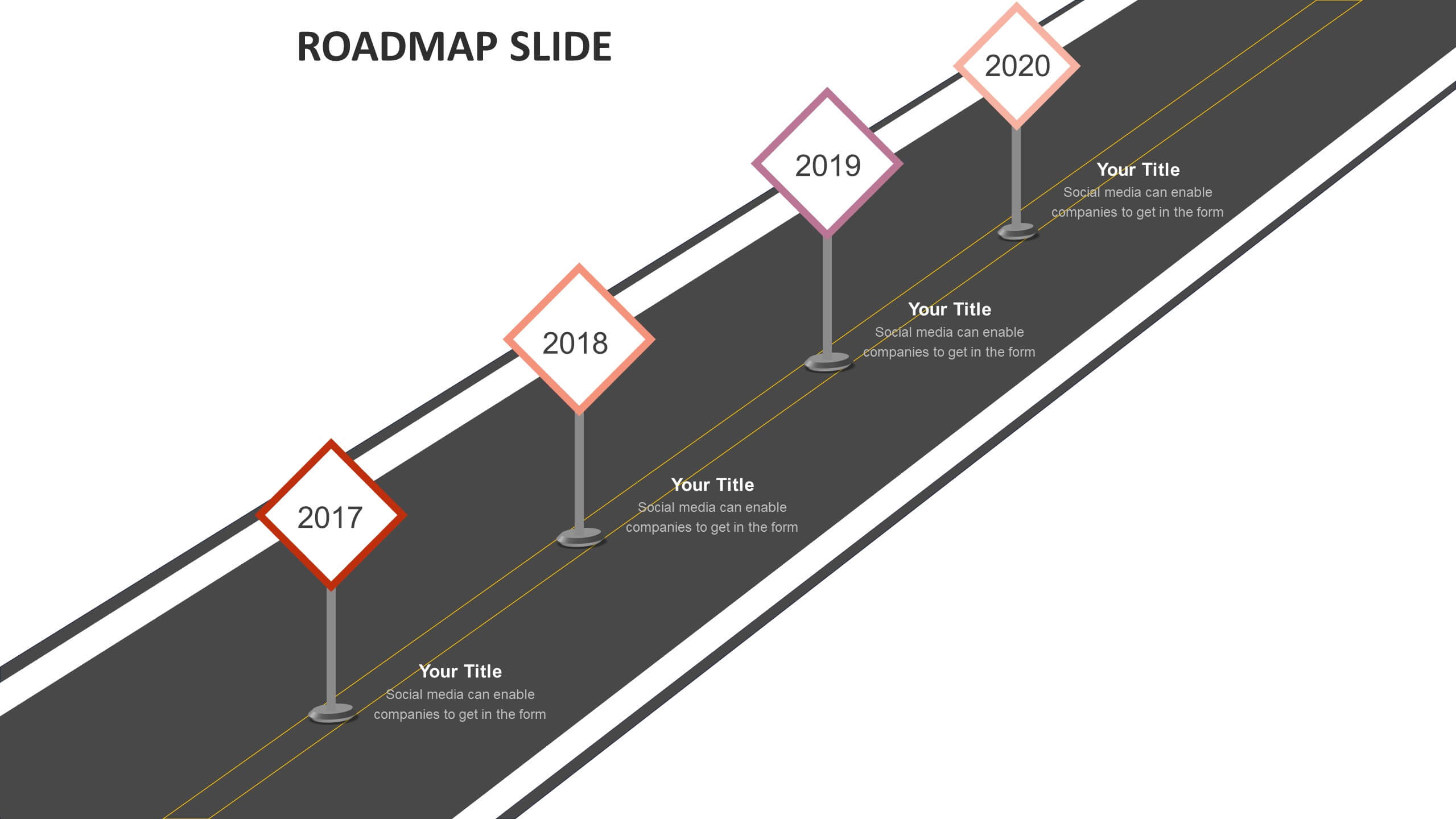 Roadmap Slide Templates | Biz Infograph