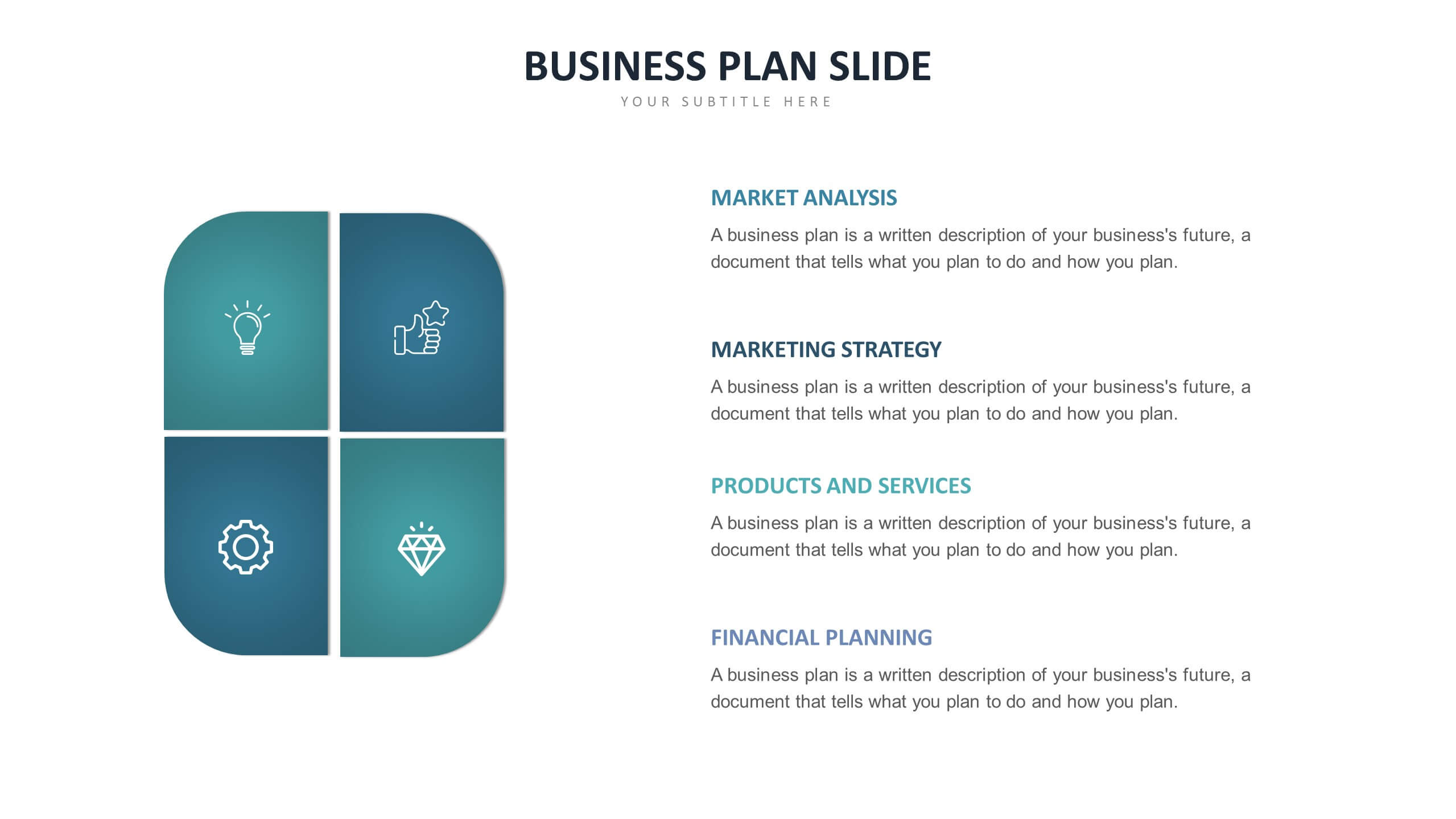 business plan structure slideshare