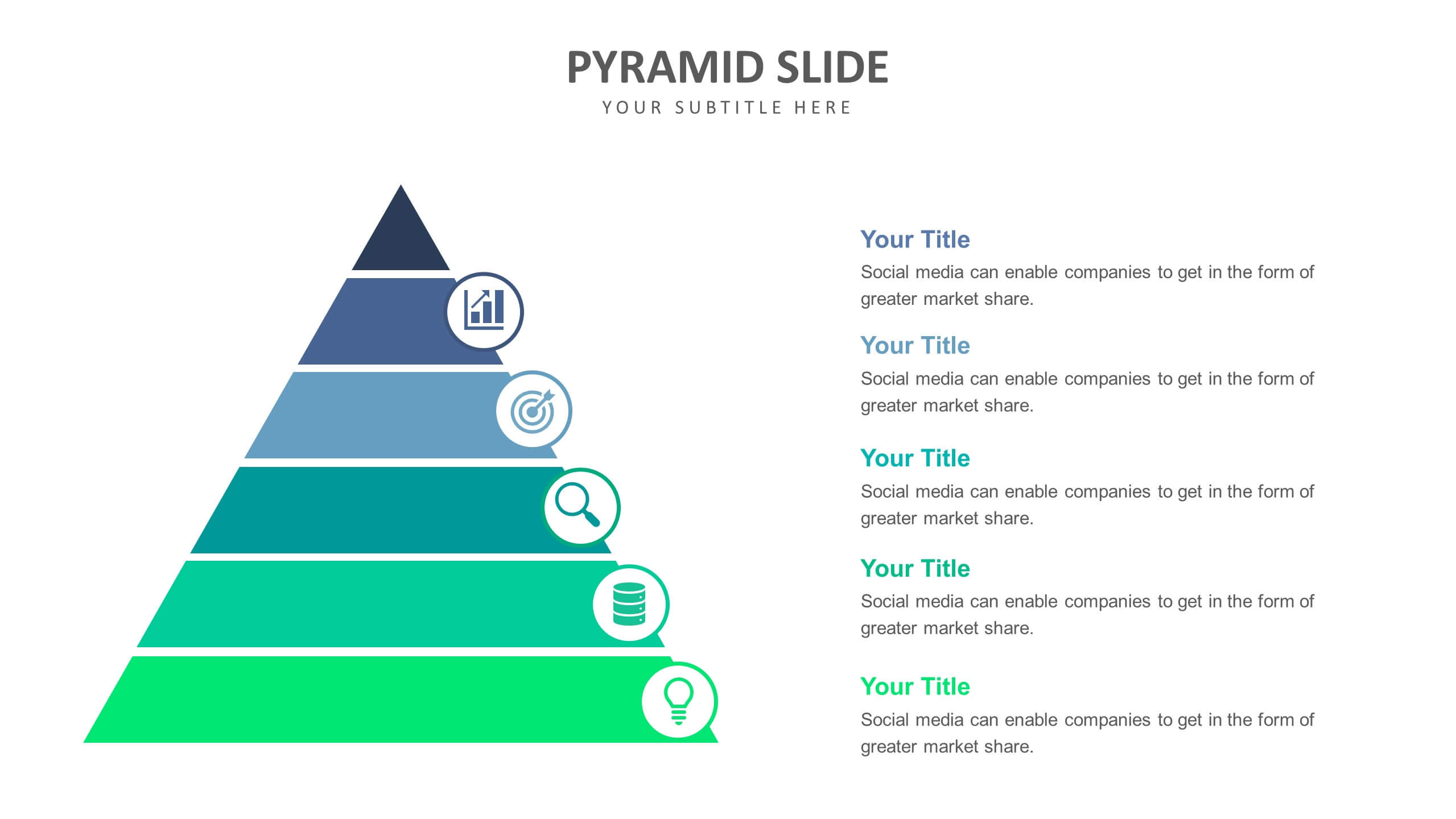 Pyramid Slide Templates | Biz Infograph