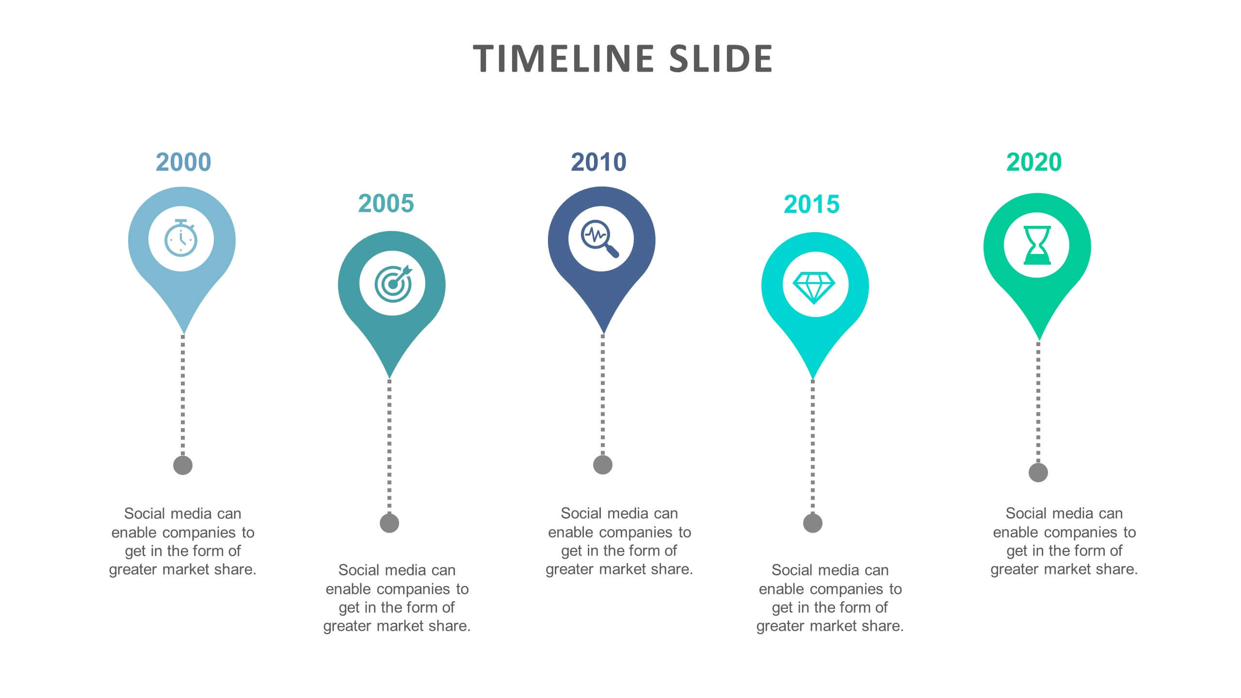 Timeline Slide Design