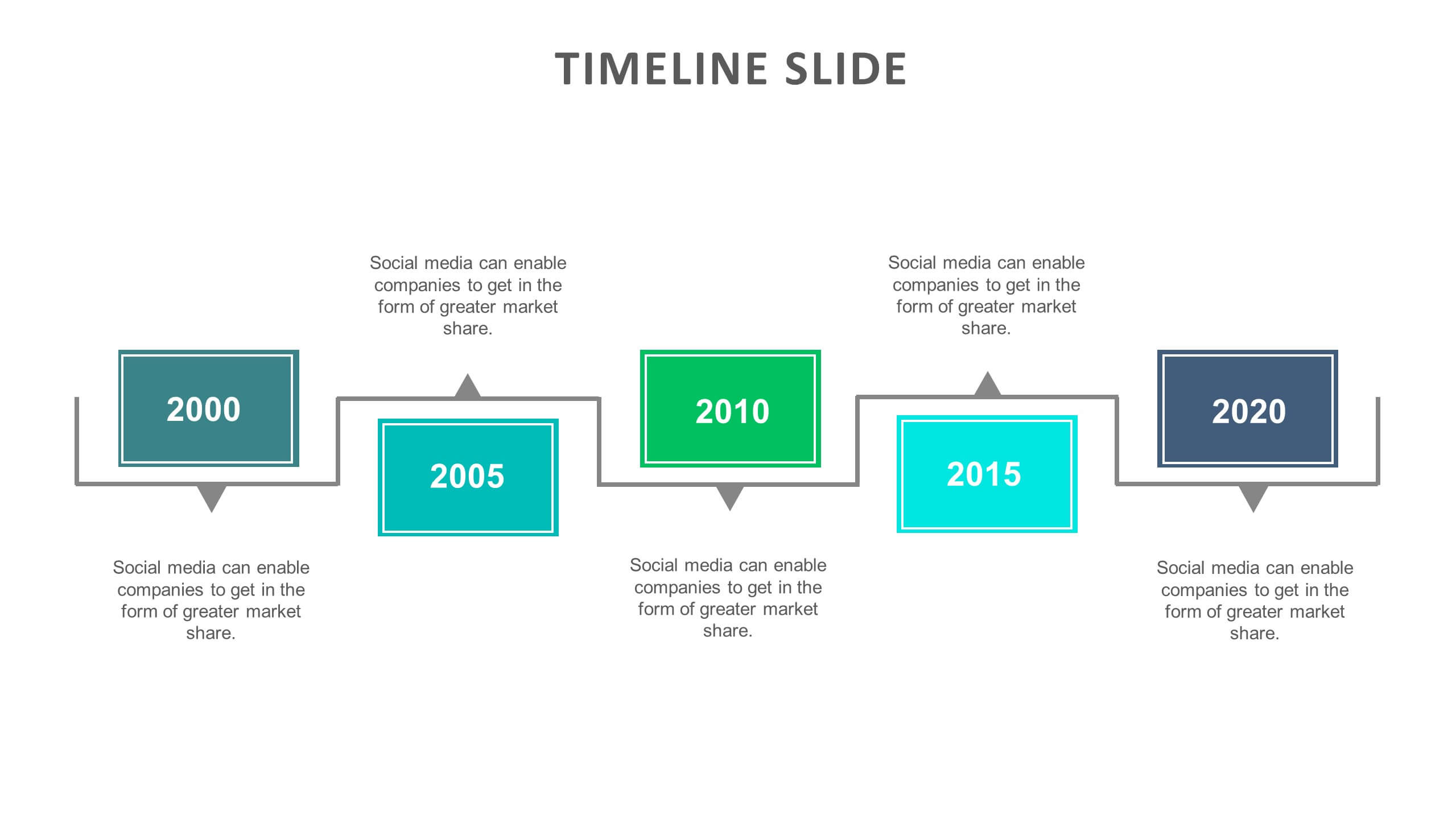 Timeline Slide Templates Biz Infograph