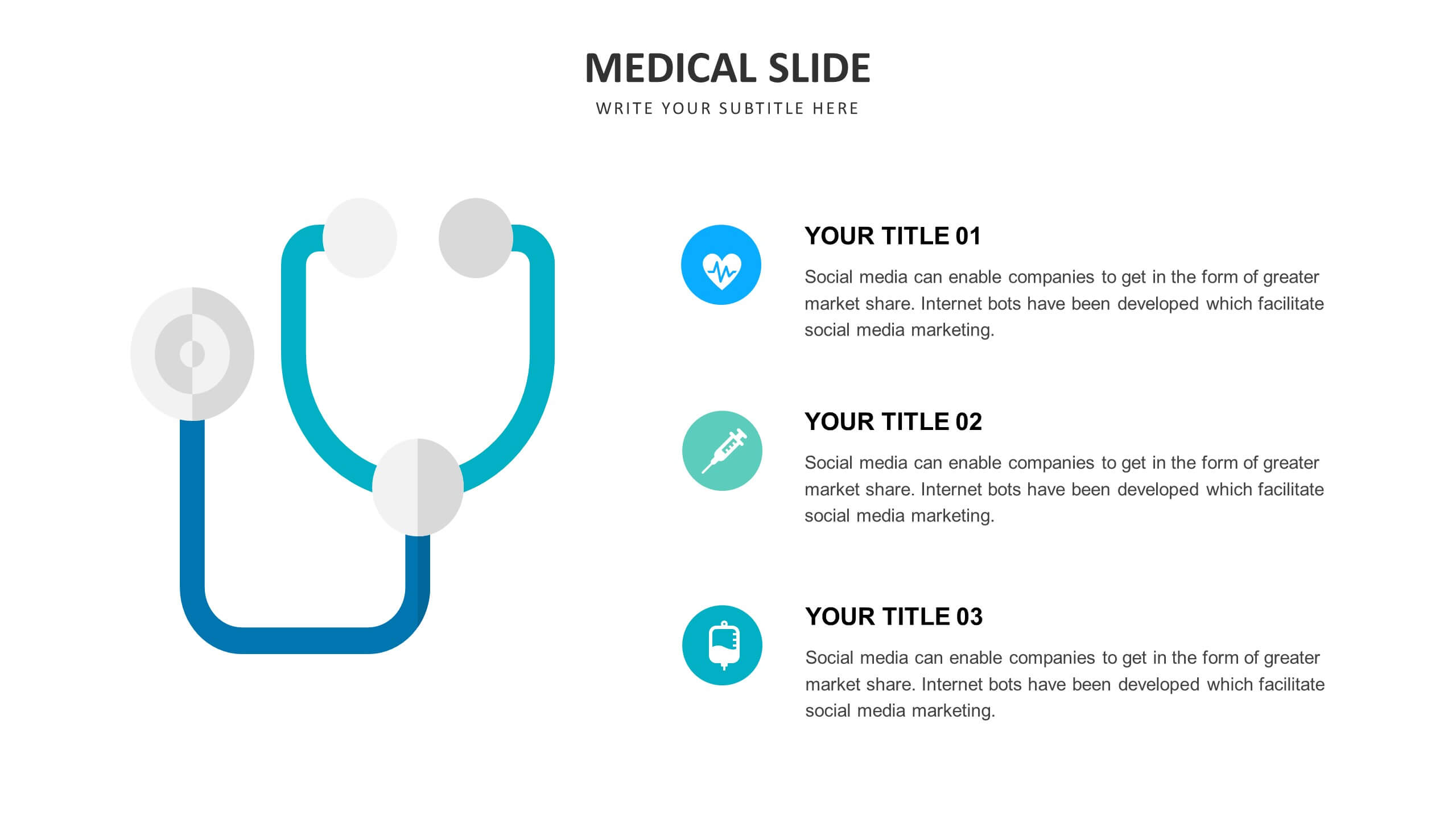 Medical Slide Templates Biz Infograph