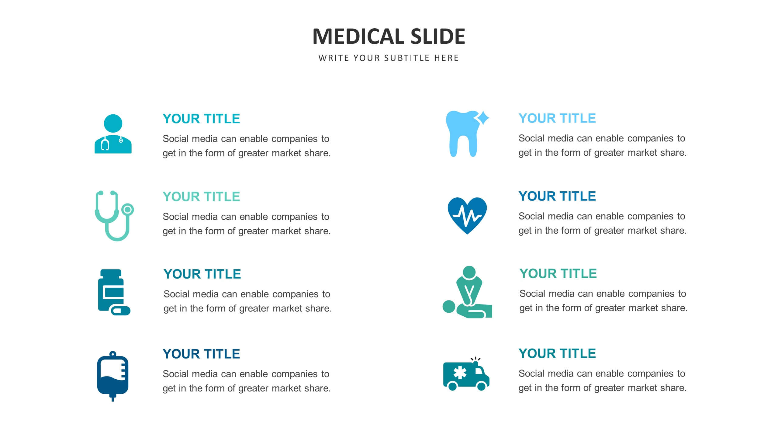 Medical Slide Templates Biz Infograph