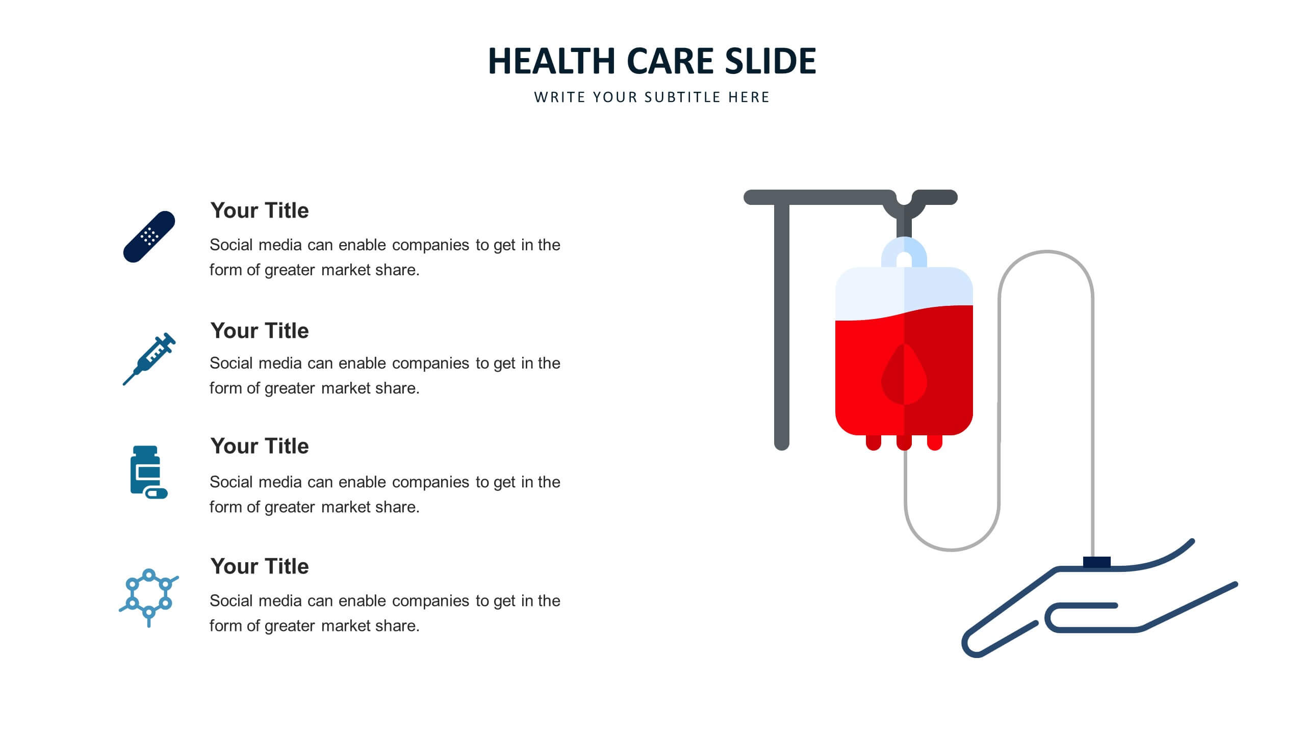 Healthcare Slide Templates Biz Infograph