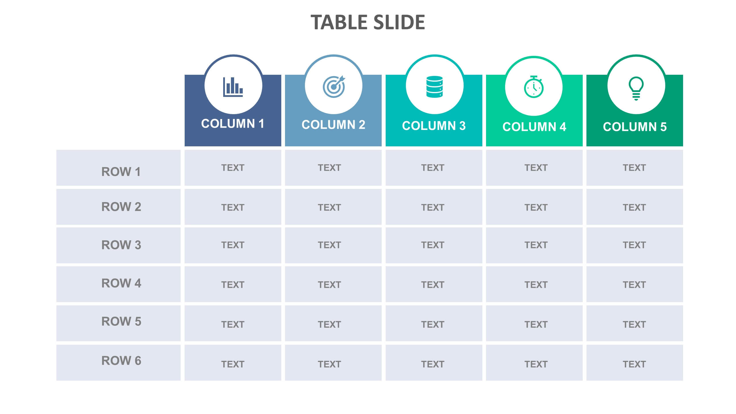 Table slide