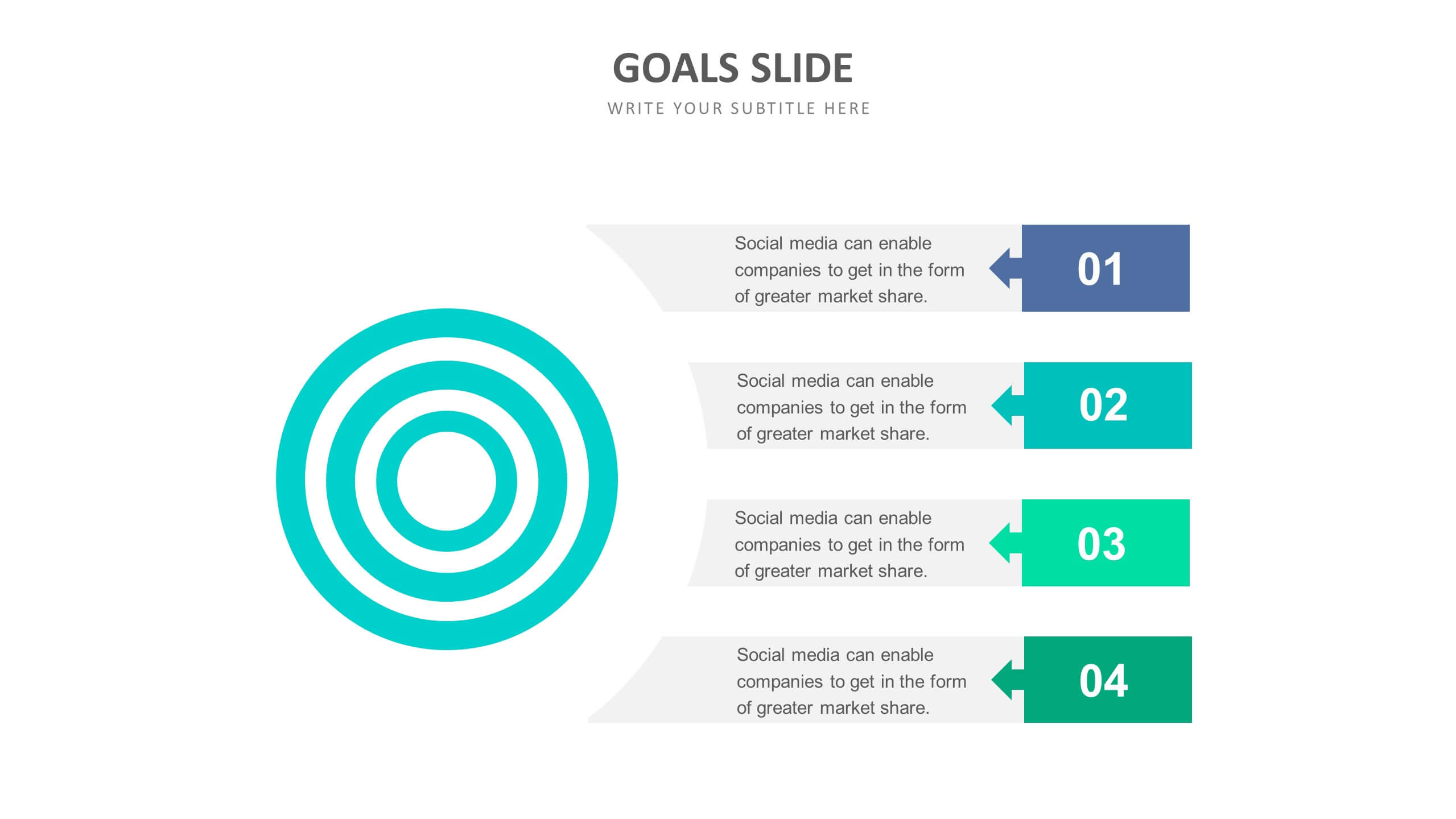 Goals Slide Template