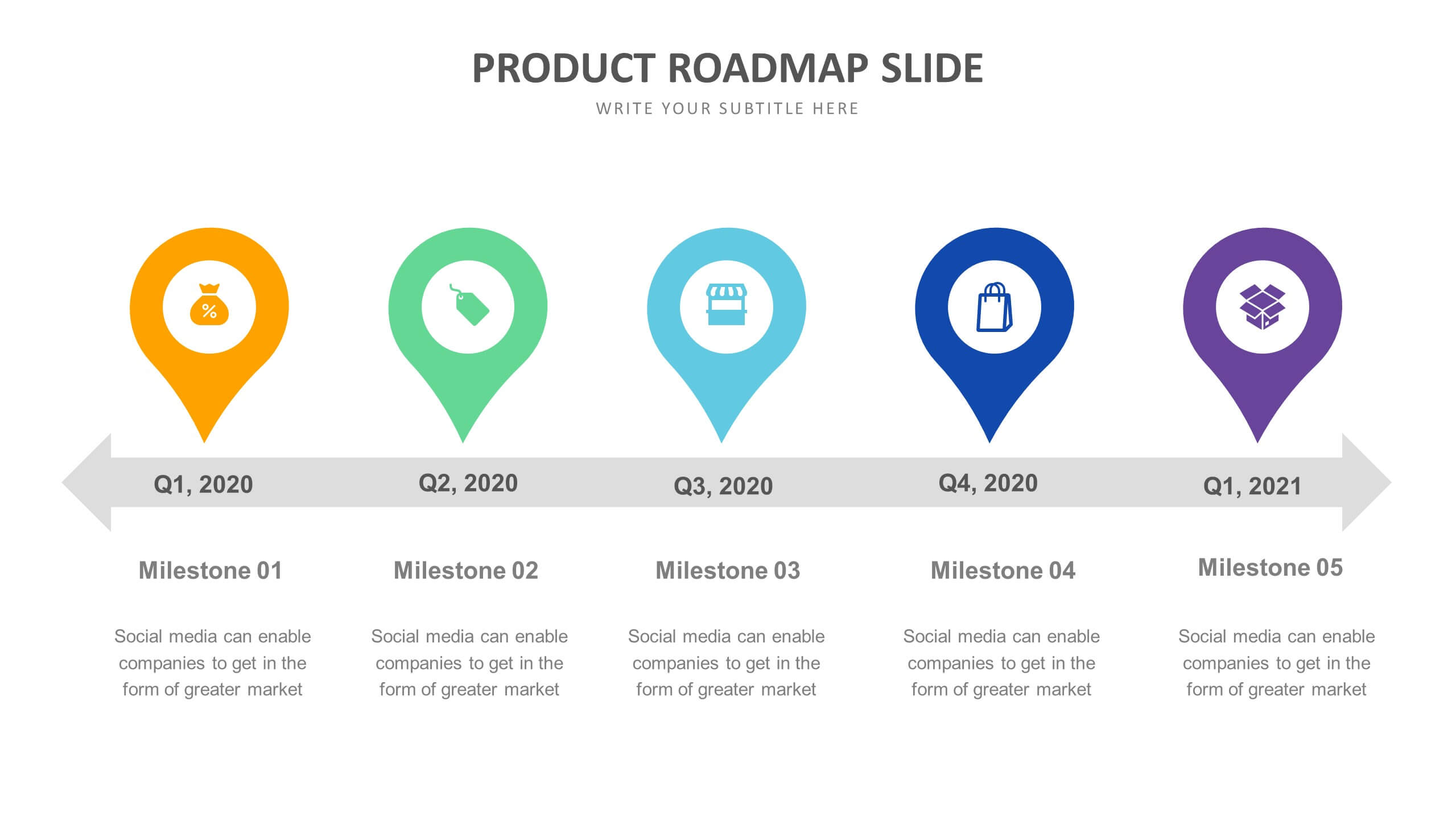Product Roadmap Slide Templates | Biz Infograph