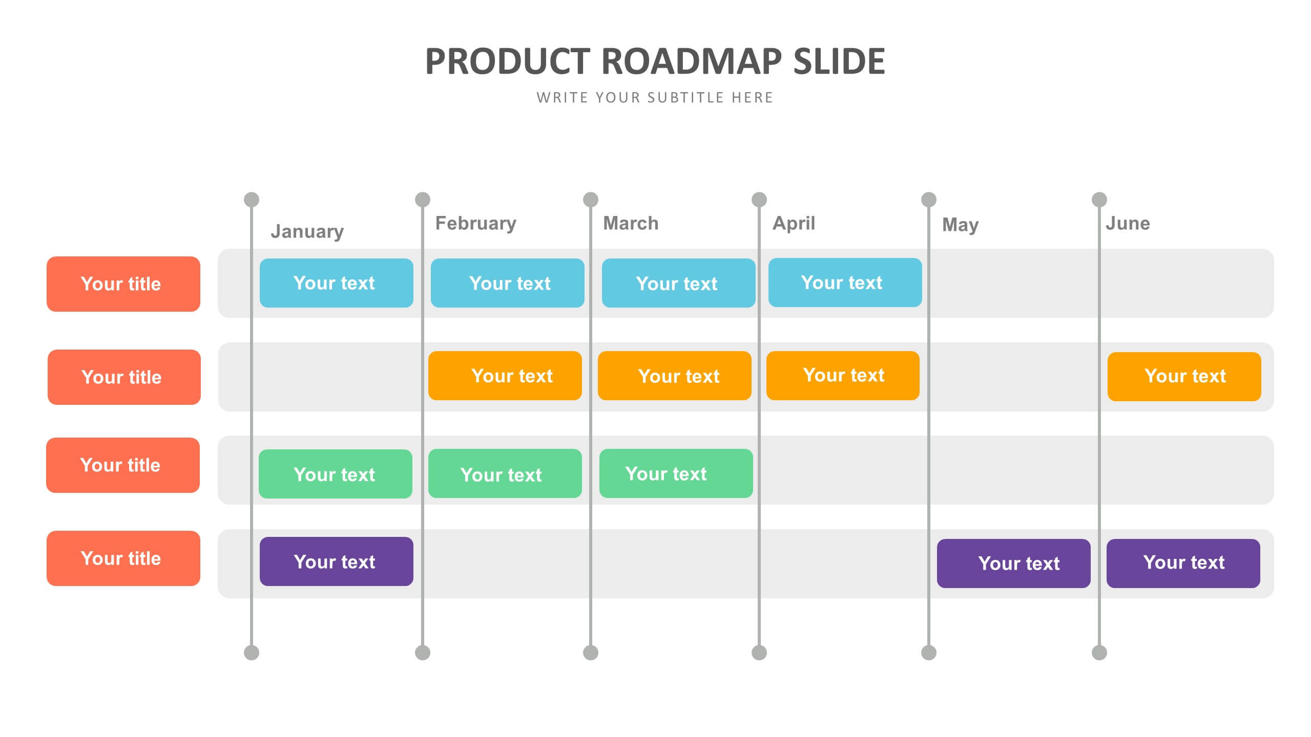 Product Roadmap Template Ppt Free Download