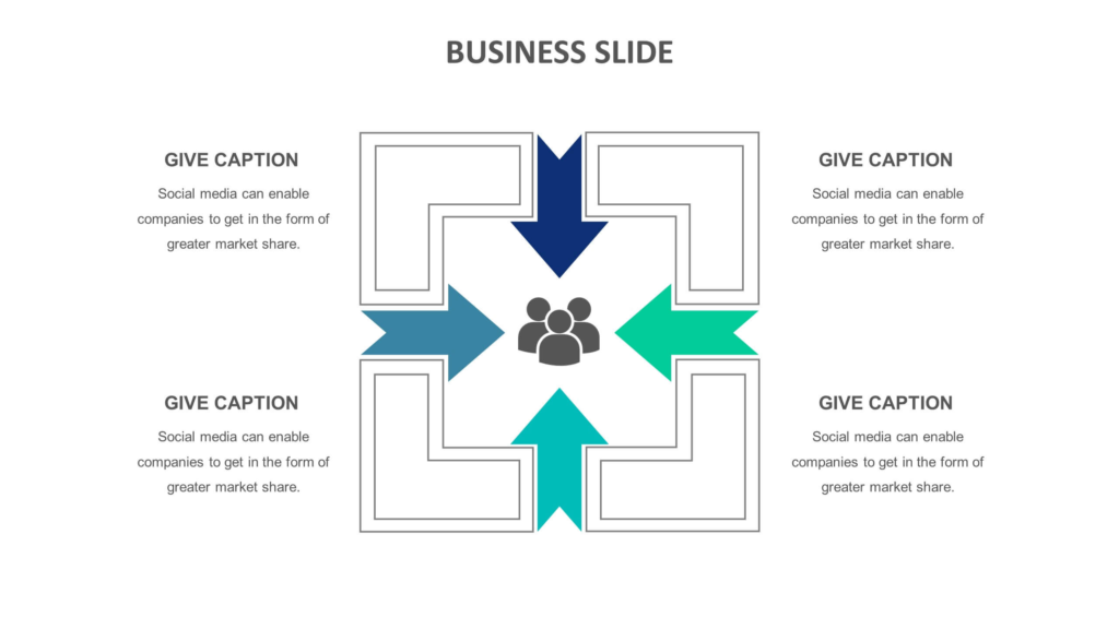 A business plan slide template