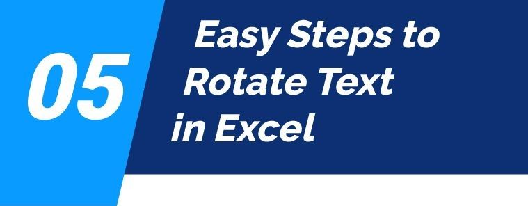 5 Easy Steps to Rotate Text in Excel