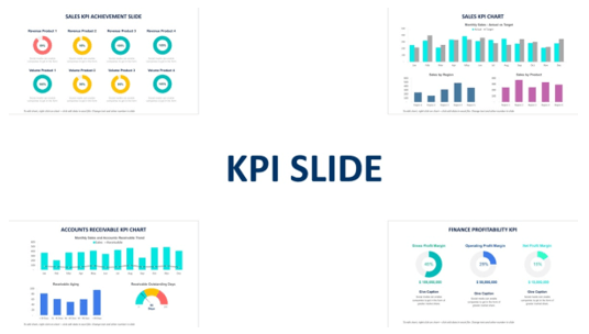 KPI slides from Biz Infograph