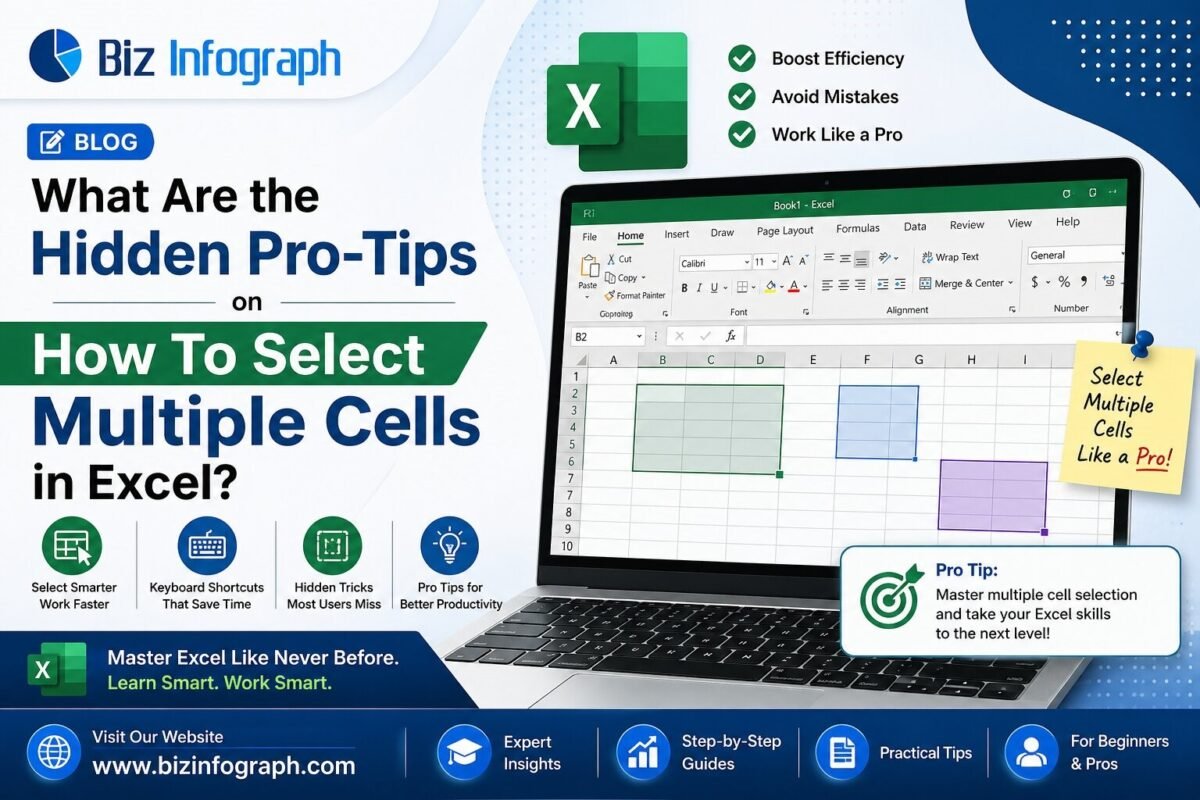 how to select multiple cells in excel