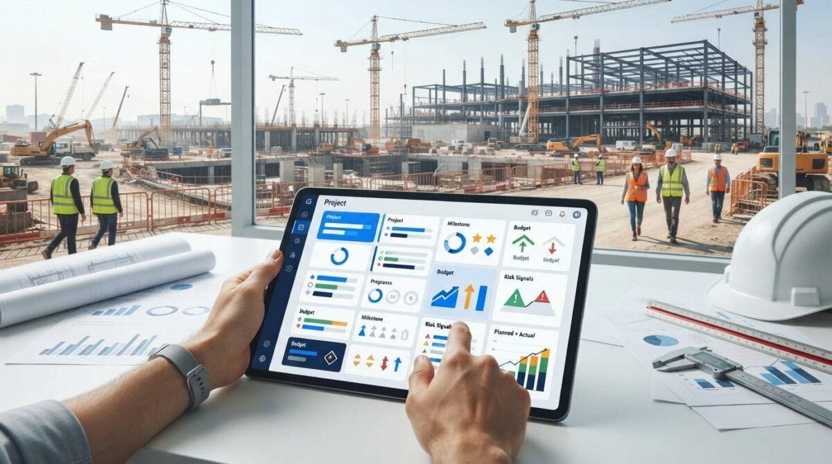 Construction Project Management Dashboard for Construction Controls