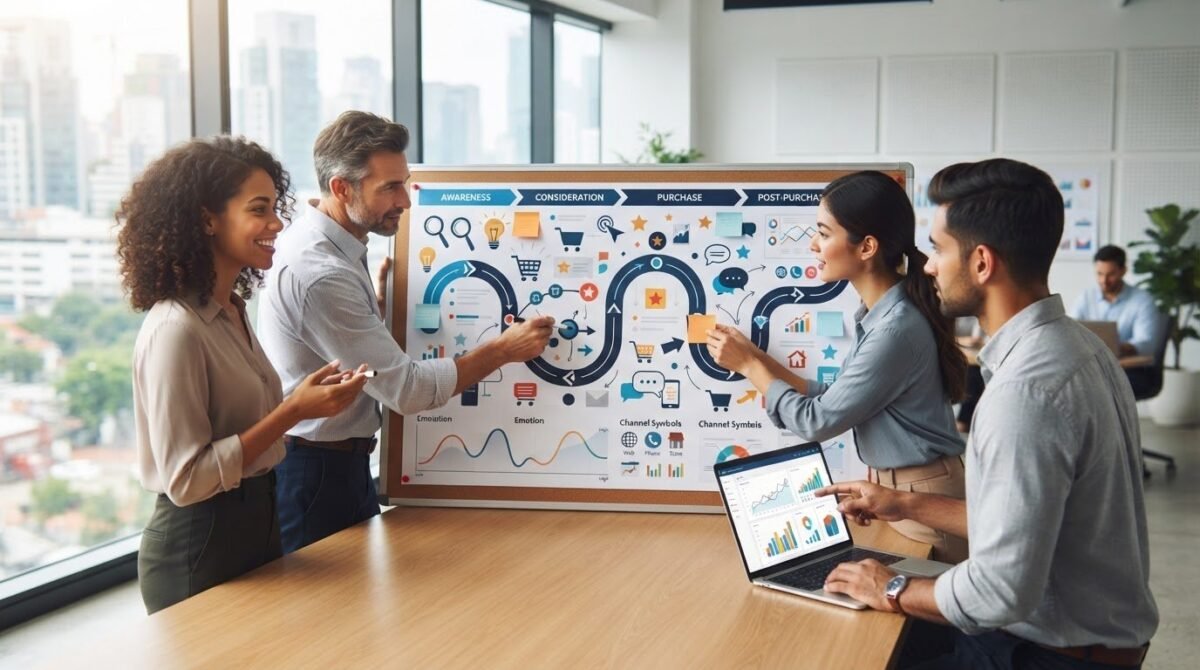 Customer Journey Map Infographic Templates and Mapping Tips