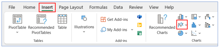 How to Create Area Chart in Excel?