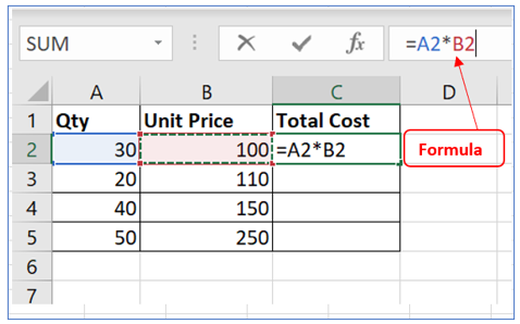 Copy excel formula