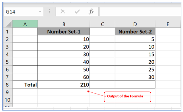 Copy excel formula