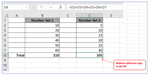 Copy excel formula