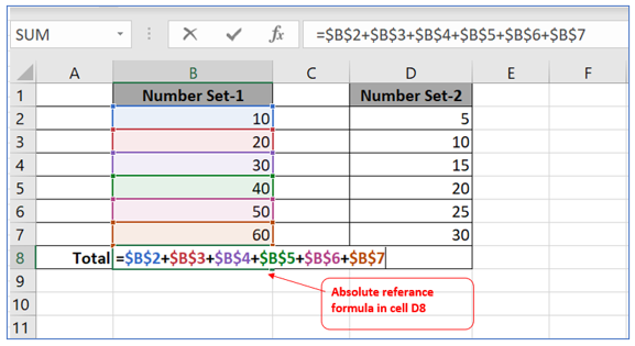 Copy excel formula