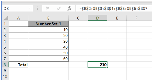 Copy excel formula