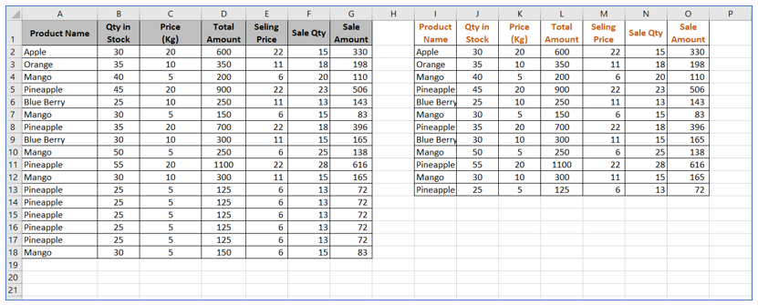 Filter in Excel