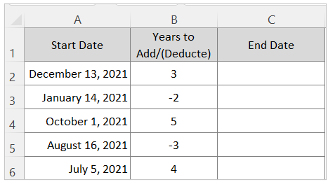 Months to a date