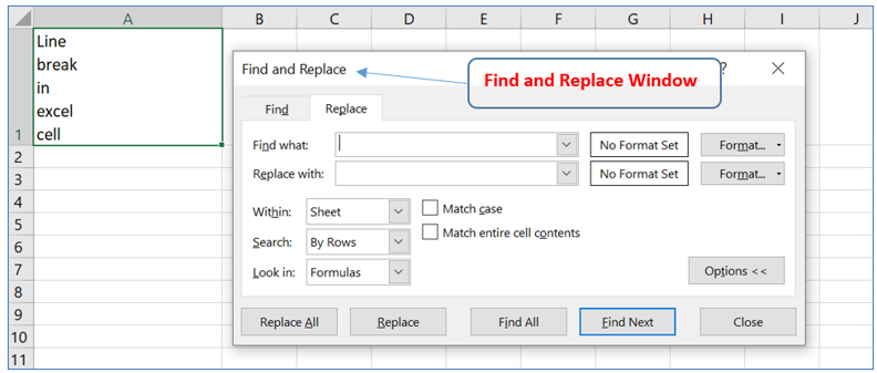 Remove line breaks