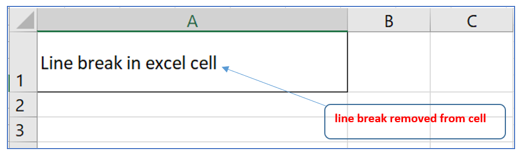 Remove line breaks