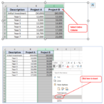 Add Column in Excel. analysis by adding columns in Excel