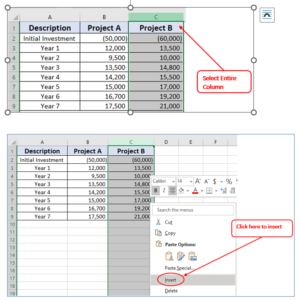 Add Column in Excel. analysis by adding columns in Excel