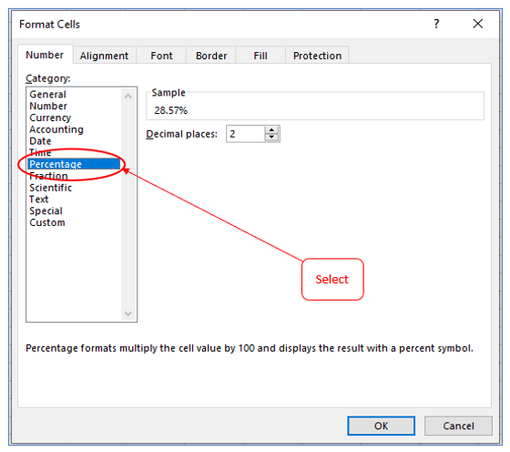 Calculate Percentage Change