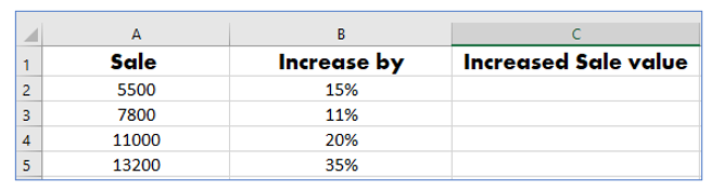 Calculate Percentage Change