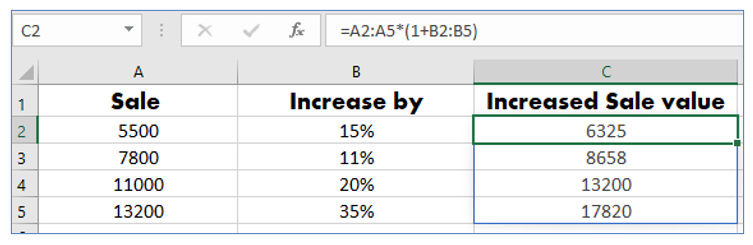 Calculate Percentage Change in Excel