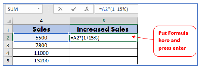 Calculate Percentage Change in Excel