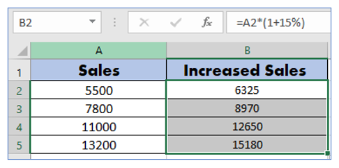 Calculate Percentage Change