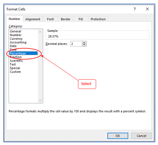 Calculate Percentage Change