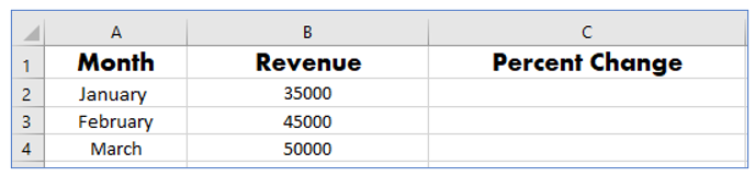 Calculate Percentage Change