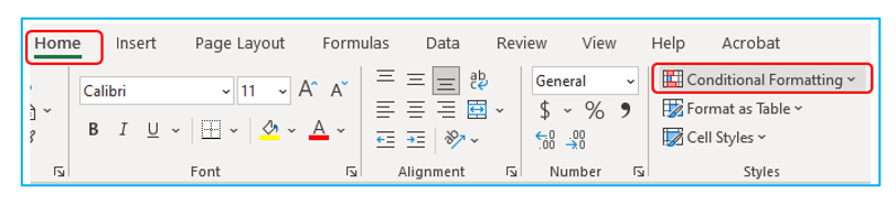 Conditional Formatting in Pivot Table