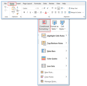 Conditional Formatting in Excel