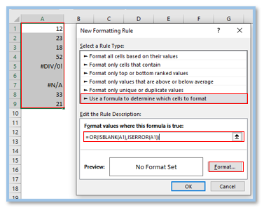 Conditional Formatting 