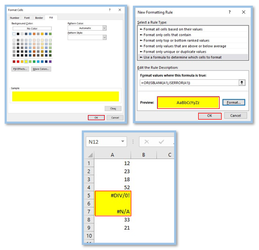 Conditional Formatting