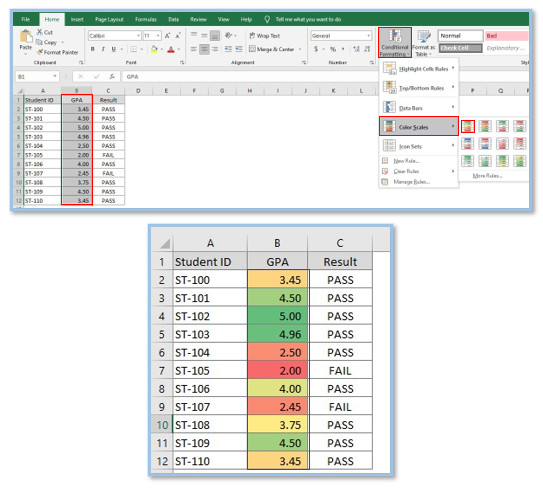 Conditional Formatting