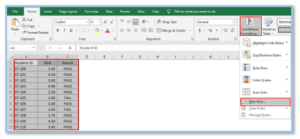 Conditional Formatting in Excel
