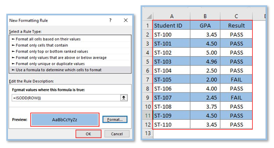 Conditional Formatting in Excel